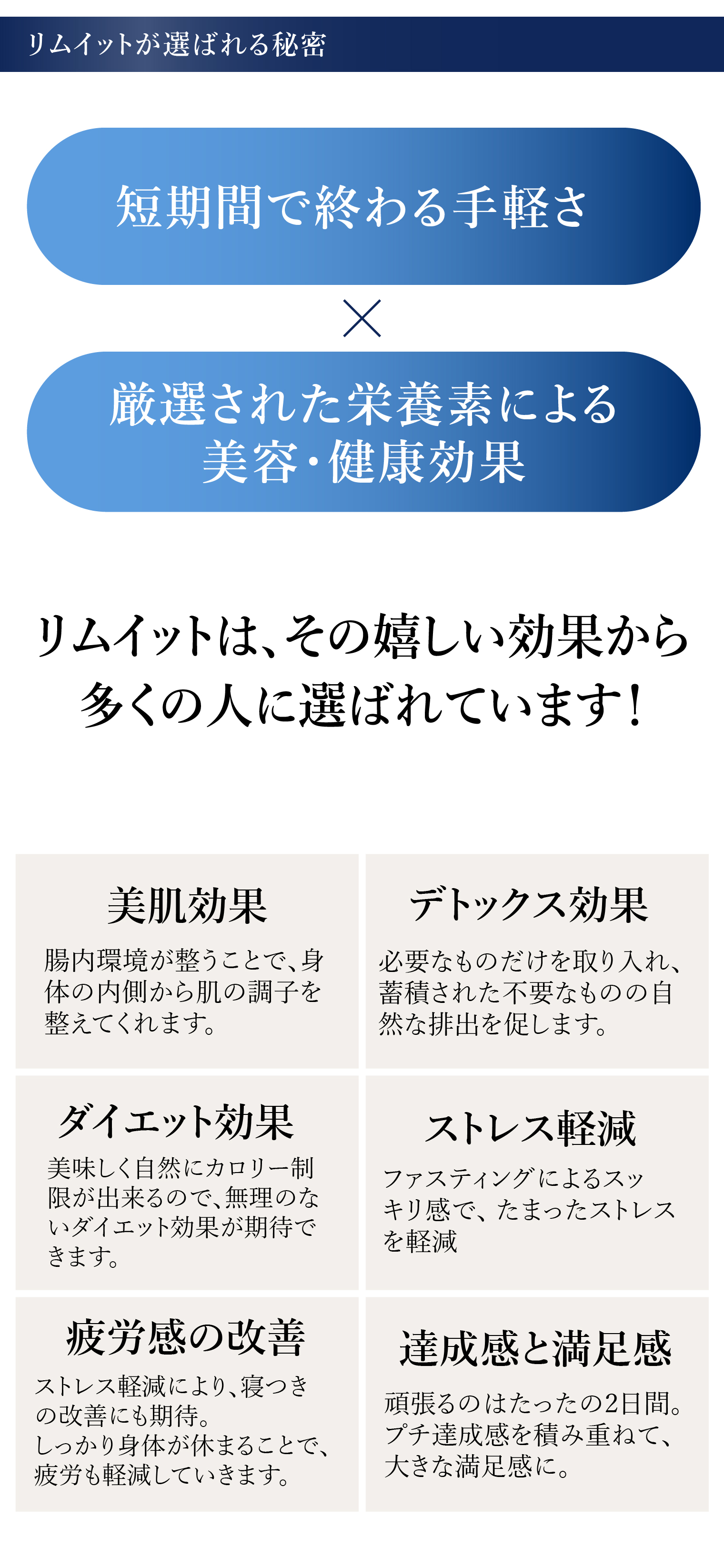 リムイットが選ばれる秘密
